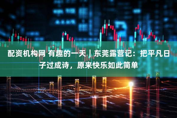 配资机构网 有趣的一天｜东莞露营记：把平凡日子过成诗，原来快乐如此简单